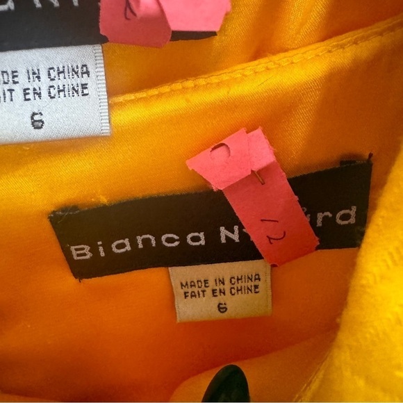 Bianca Nygard yellow dress and jacket suit - Picture 4 of 16